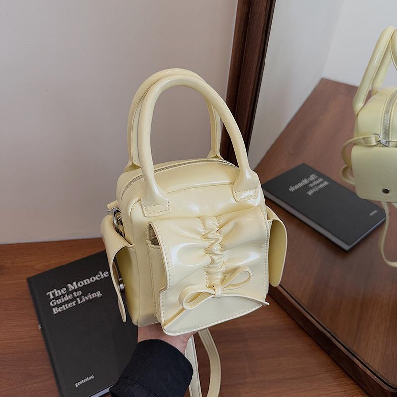 

Ballet style bow underarm bag women s summer popular versatile casual shoulder trend small square bag жёлтый