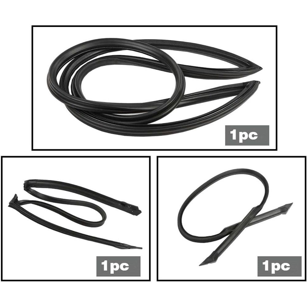 New Weather Strip Seal Full Weatherstrip Kit Fit For Corvette C4 Coupe 5.7L 1984-1989