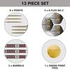 TARGET Darts Stephen Bunting 95K Steel Tip Dart Set, 22G/23G. Includes Kflex Flight & Shaft, 95% Tungsten Darts, Spare Gold DX Points &