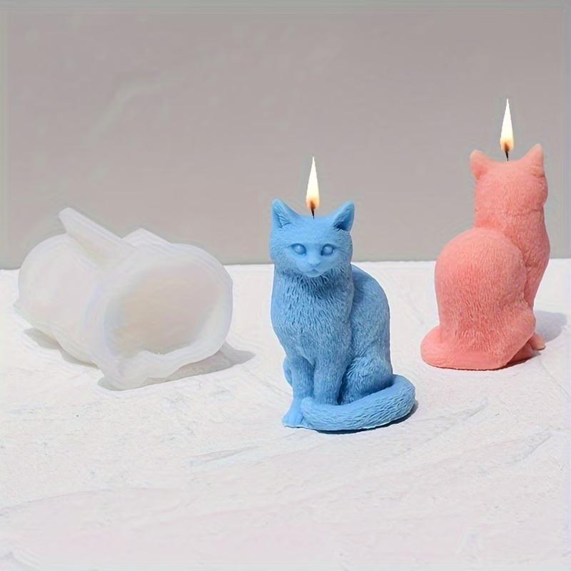 Adorable Cat-Shaped Silicone Molds, Suitable for Making Scented Candles, Soap,Perfect for Christmas Gifts, Birthday Presents