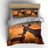 Deer Themed Decor Set Soft Skin-Friendly Bedding Set Includes 1 Duvet Cover And 2 Pillowcase Gift