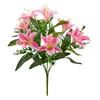 Simulation Flower Realistic Looking Fade-Resistant Faux Silk Cloth Centerpiece Dining Table Fake