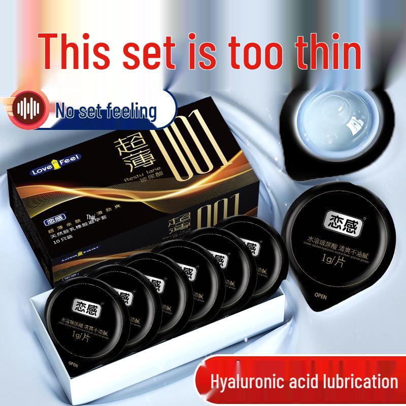 Super Thin 001 Hyaluronic Acid Condoms - Adult Family Planning