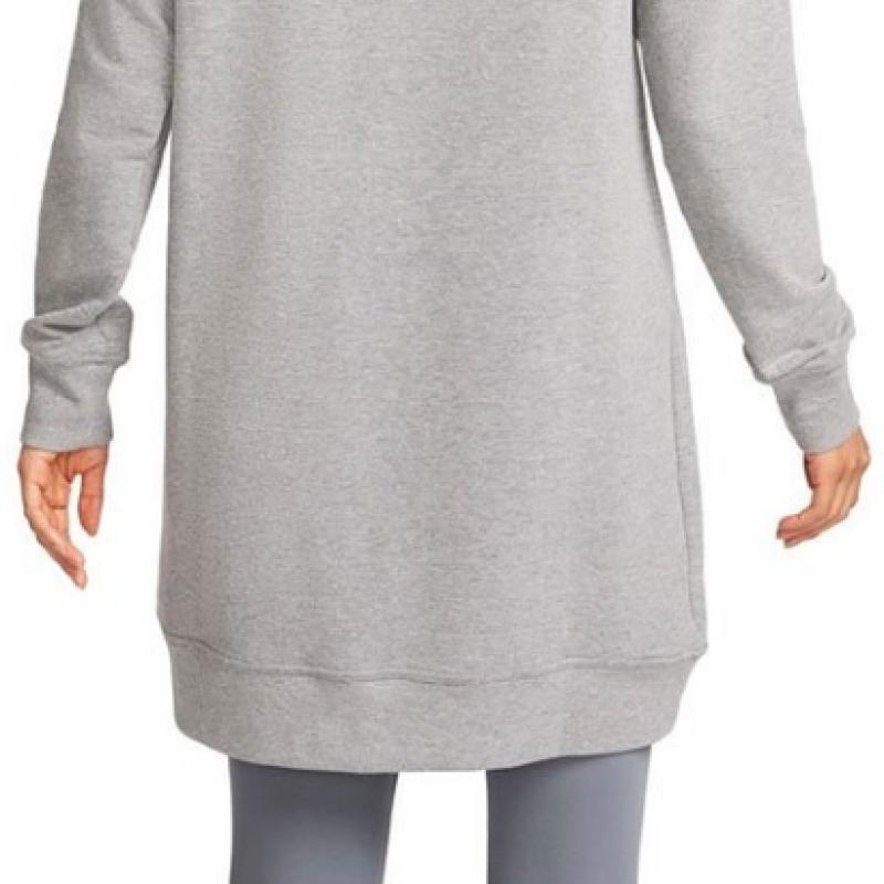 Nike Long Sleeve Tee Women S Dry Fit One Crew Neck French Terry Tunic Fj9568 091 S2401