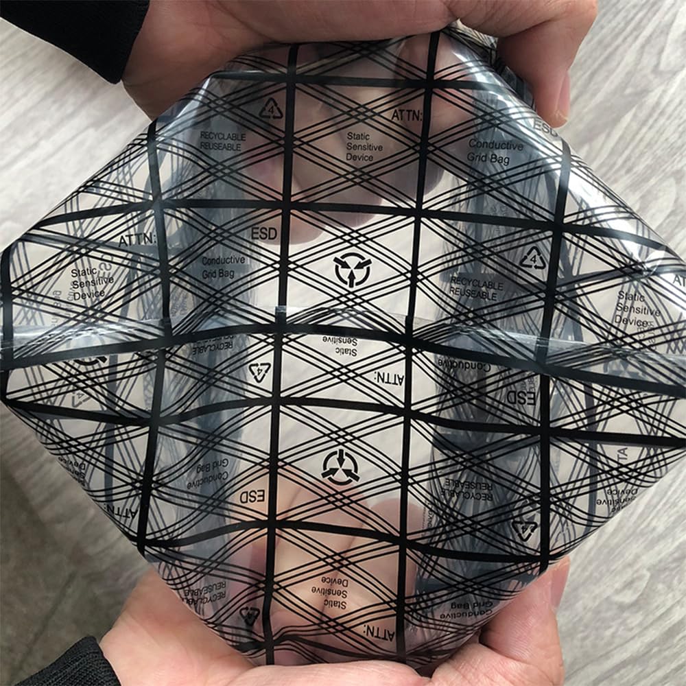 YACHUN Pack of ESD Motherboard Shielding Electronic Components Board PET Bags Anti-Static Bags, 30x40cm, 10, Anti-Static Bags, Bags, HDD/SSD Storage,