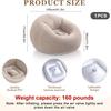 Soybean Bag Chair, Inflatable Sofa Chair, Soft, Comfortable,  Lazy Seat, Tatami Chair, Lazy Sofa, Circular Single Sofa