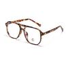 Double Beam Glasses Men'S Tr8935 Box Plain Mirror Women'S Tr90