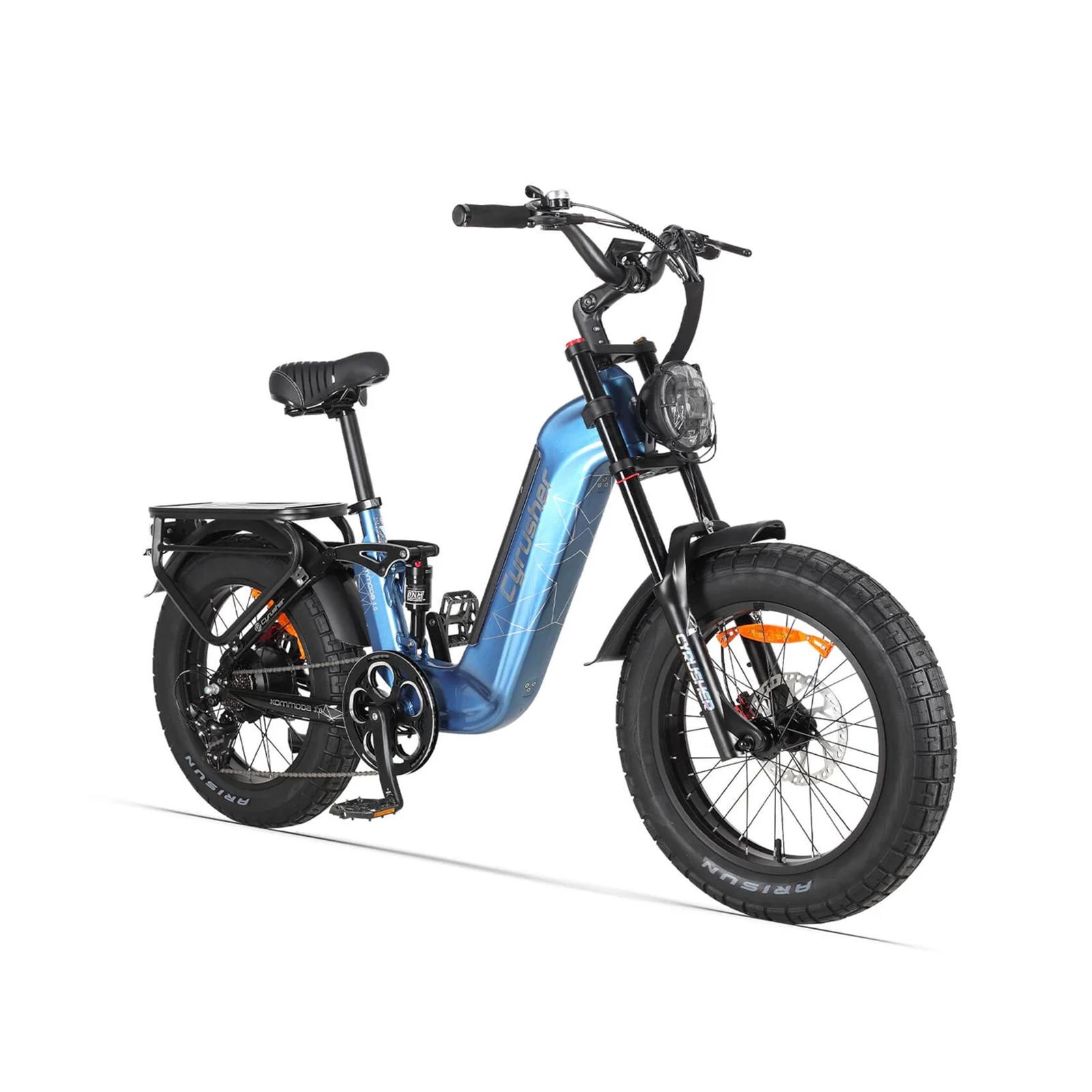 CYRUSHER Kommoda 3.0 20  Elektrische Bakfiets 250W Motor 48V 20Ah Batterij blauw