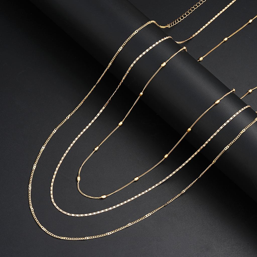 3Pcs/Set Summer Beach Belly Body Chains For Women Simple Gold Color Sequin Waist Chain Female Sexy Bikini Body Jewelry Accessory