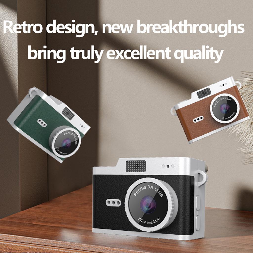 Classical Miniature Camera Simple Plugs and Play Operation Instantly Photo Video Capture Wireless Smartphone App Control
