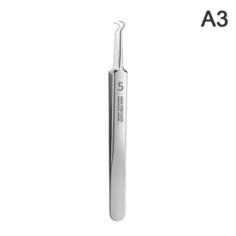 

Blackhead Remover Tweezers Stainless Steel Pimple Remover Tweezers Precision Pimple Popper Tool Cell Clip For Skin Purification 3
