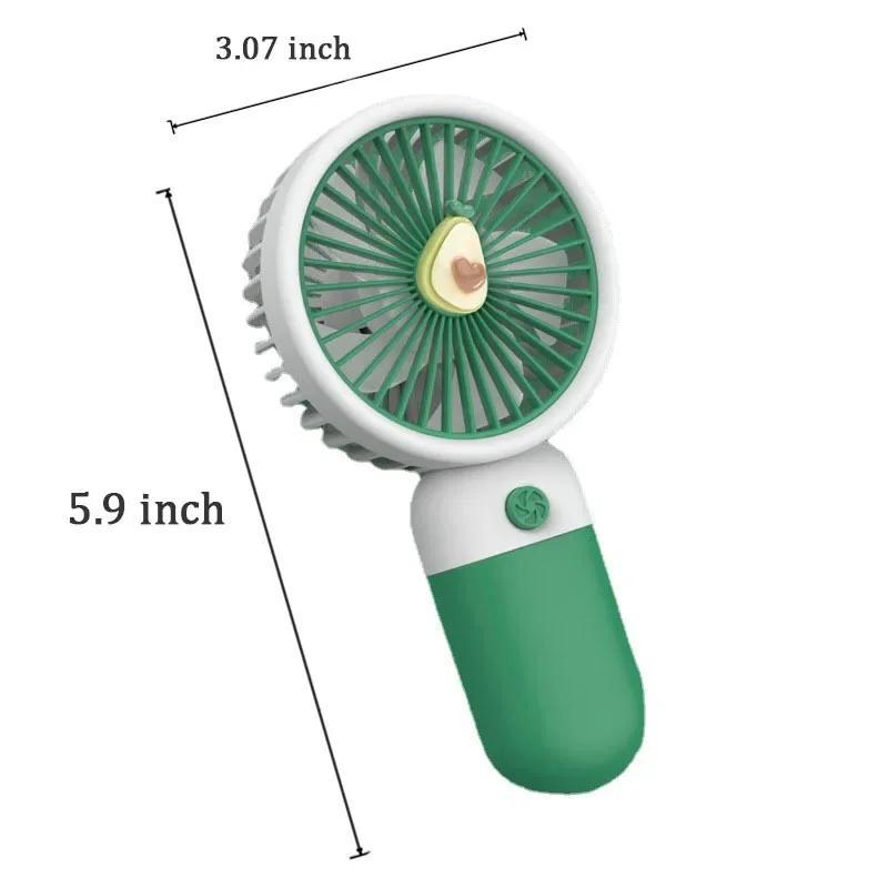 Fruit Detachable Dock USB Charging Handheld Desktop Fan Cute Mini Portable Fan Office Learning Outdoor  Gift Hand fan foldable