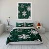 Snowflake-Themed Three-Piece Winter Set Kid'S And Adults' Bedroom Decor, Exquisite Three-Piece Bedding Set Gift