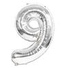 Hot Selling 40 Inch Aluminum Film Balloons Gold Silver Number Balloon for Wedding Party Birthday Decoration