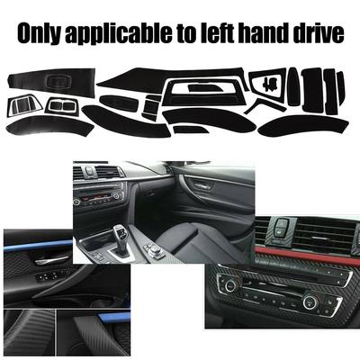 1 ensemble d'autocollants de voiture, accessoires 3D, pièces intérieures