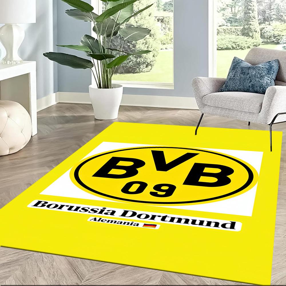 Borussia Dortmund Floor Mat Suitable For Outdoor Decorate Room Entryway Game Room Antislip Carpet Anime Office Decor