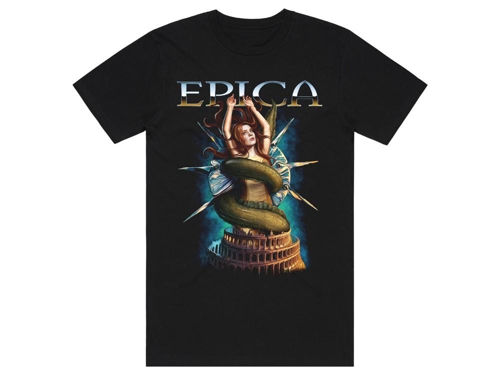 

HOT! Epica Band Black Cotton T-Shirt Full size S-5XL Unisex SN261 Unisex T-Shirt XXL