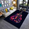 Colorful Boxing Gloves Pattern Decor Rug for Living Room or Bedroom Suitable for Use As an Anti-slip for Living Room Bedroom Sofas