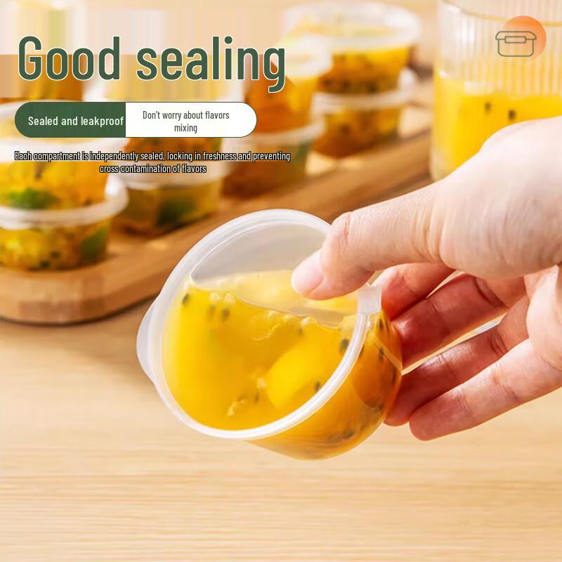 Chef Leader Disposable Passion Fruit Series Sauce & Condiment Containers