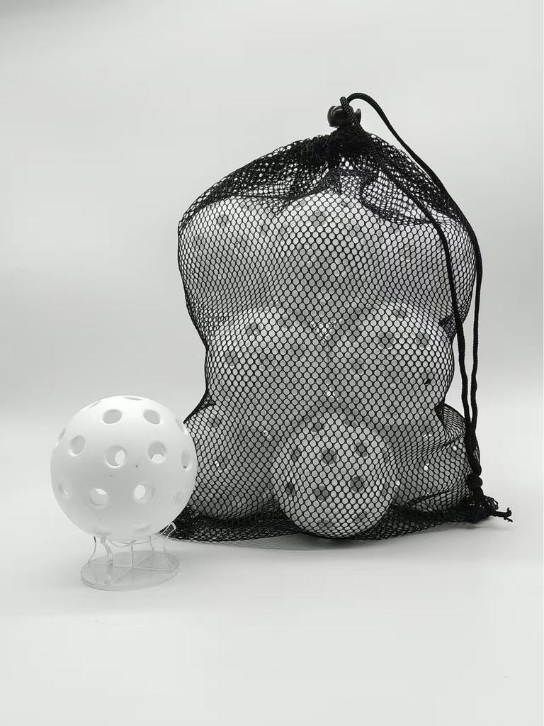 Mesh Pickleball Storage Bag with 26 or 40 Holes for 74mm Balls