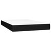 347756 vidaXL Pocket Spring Bed Mattress Black 120x200 Cm Thickness 20 Cm Fabric