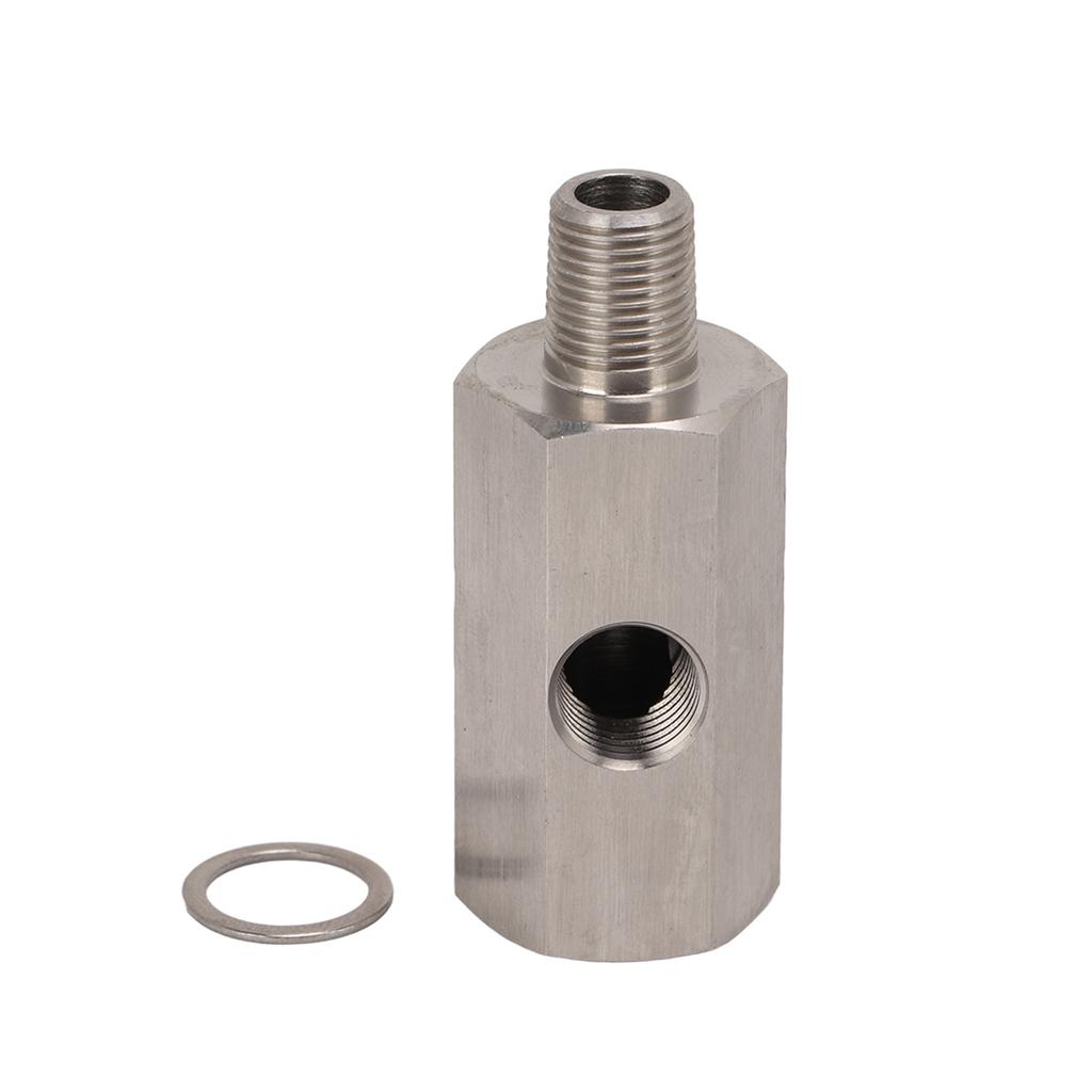 Oil Pressure Sensor Stainless Steel 1 8NPT Oil Pressure Sensor Connector for OE Oil Pressure Transmitter Auto Parts