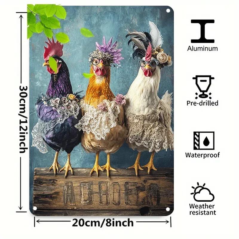 Жестяные Тарелки в Сказочной Тематике – Ретро Фэнтези Арт | Очаровательный Декор для Домов, Баров Мечтательные Пространства 20x30cm