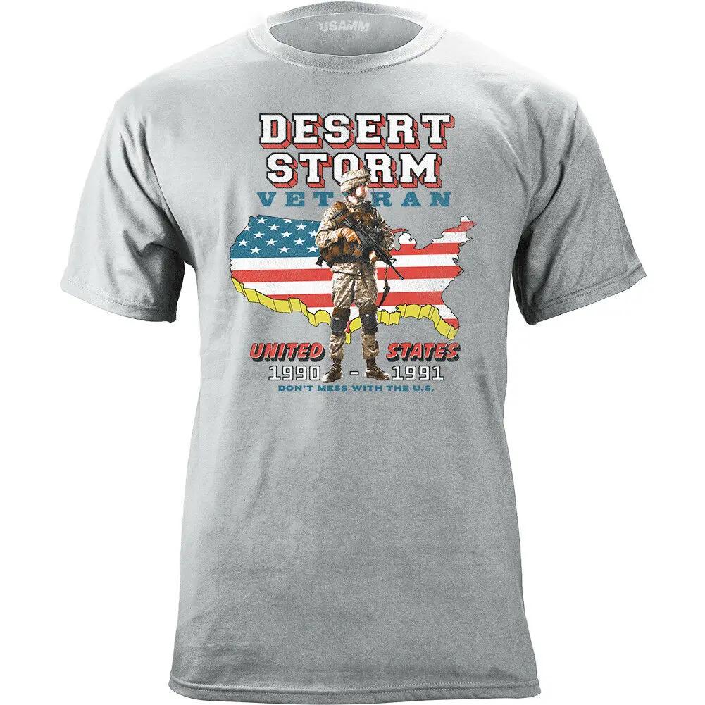 Vintage Desert Storm Veteran Concert Style TShirt Summer Cotton ONeck Short Sleeve Unisexs T Shirt New S3XL