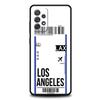 World Travel Ticket Seoul New York Phone Case for Samsung Galaxy A51 A71 A72 A73 A13 A23 A32 A33 A52 M31 M21 M22 A21S Soft Shell