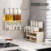 ZISIZ Wall-Mounted Kitchen Seasoning & Oil Dispenser Set