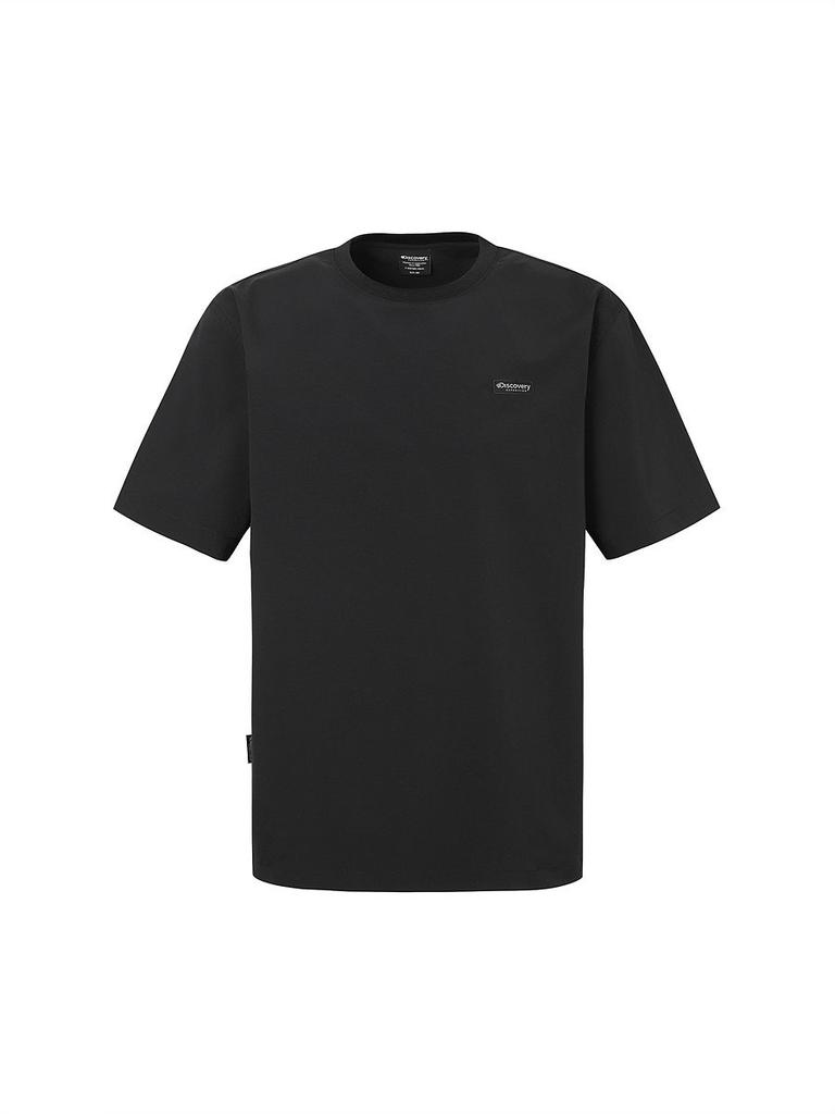 DISCOVERY EXPEDITION Freshvent Woven Essential Short Sleeve T-Shirt (Black)