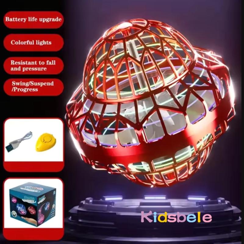 

Kids Flying Sphere Plaything Magic Intelligent Sensor Floating Spinning Ufo Shape Flying Sphere Summer Indoor Outdoor Plaything Birthday Gift