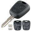 2 Buttons Car Remote Key Shell with 307/206 Blade Fit for Citroen C1 / C2 / C3 / C4 /XSARA Picasso/Peugeot 307 / 107 / 207 / 407
