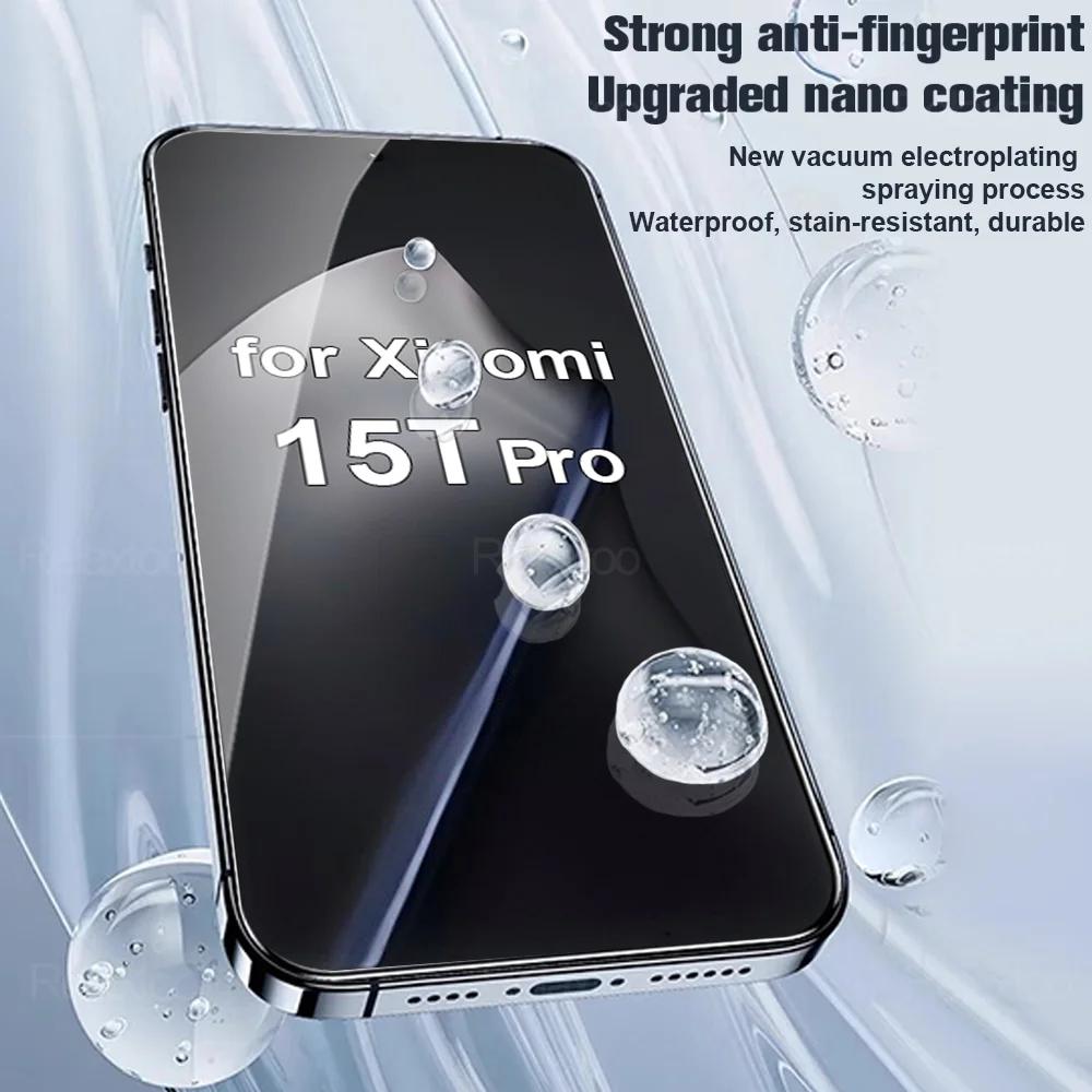 5 Stück Displayschutzfolien für Xiaomi 15T / 15T Pro HD gehärtetes Glas Kristall HD Glas
