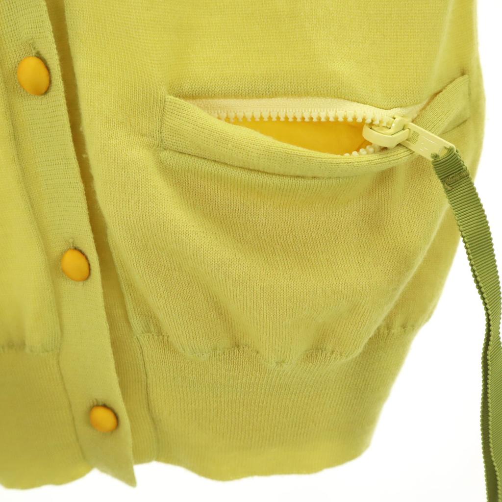 Sacai Long sleeve knit cardigan 2 lime Women Used