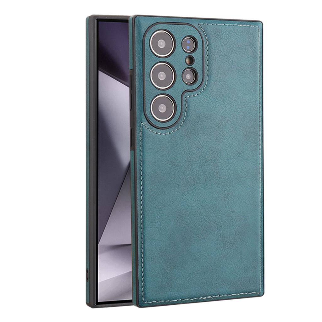 PU Leather Phone Case for Samsung Galaxy S26 Ultra S25 Plus S24, Shockproof Camera Lens Protection Back Cover