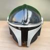 Handmade Steel Mandalorian Style Helmet – Wearable Metal Cosplay Armor, Gothic Black Warrior Helmet, Collector Gift