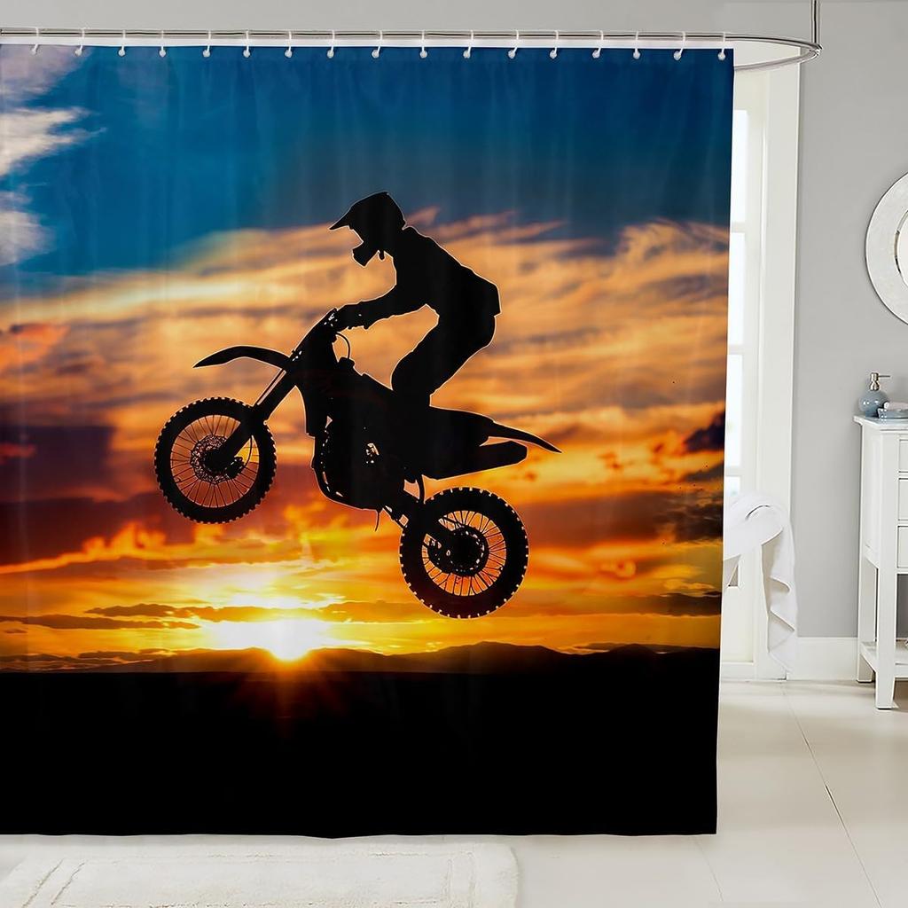 Kids Dog Shower Curtain Puppy Cat Kitten Pattern Bathroom Shower Curtain Set for Boys Teens 3D Pet Animal Bath Curtain Cute