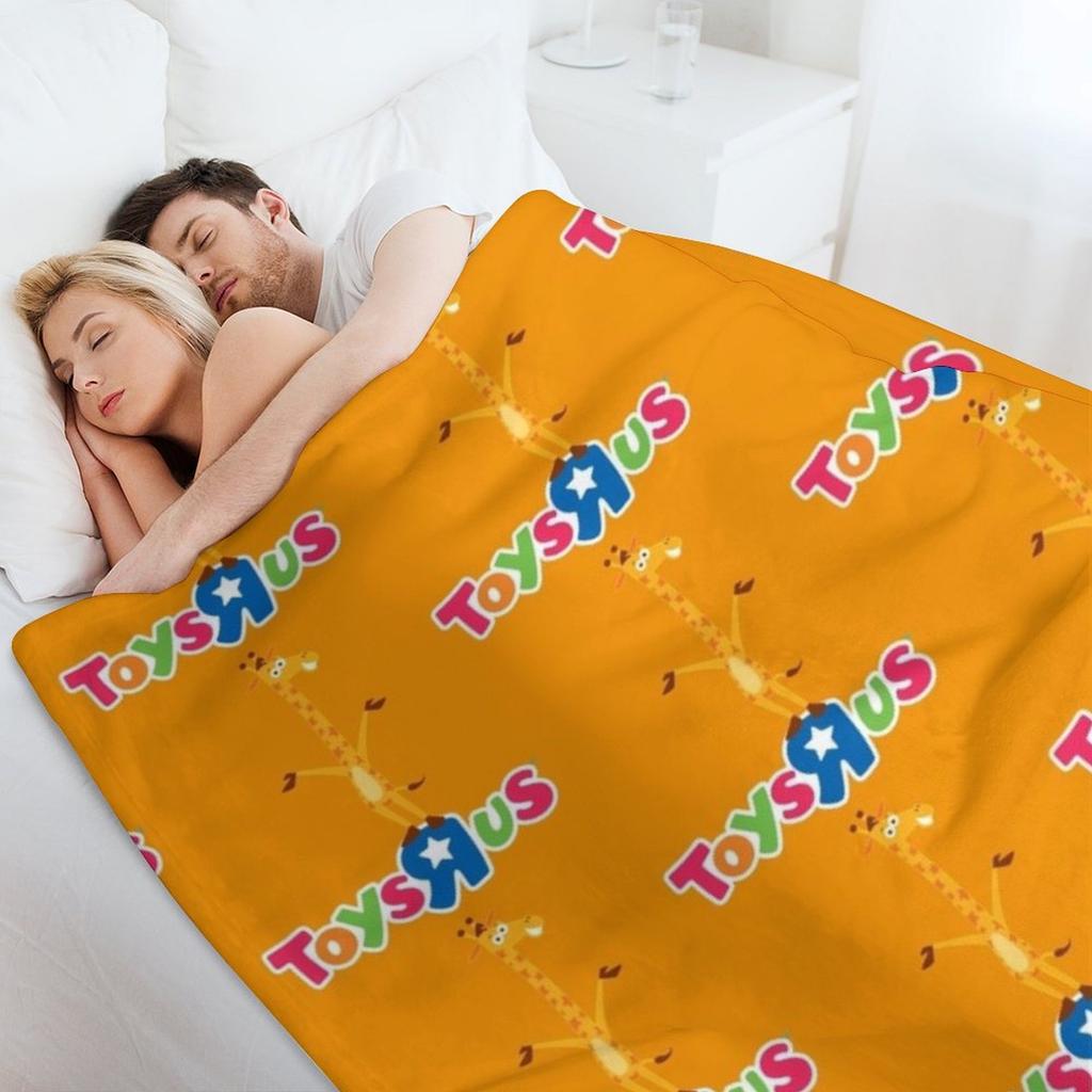 The Toys Are Us Logo Throw Blanket Summer Thermal for Babies Wednesday Blankets