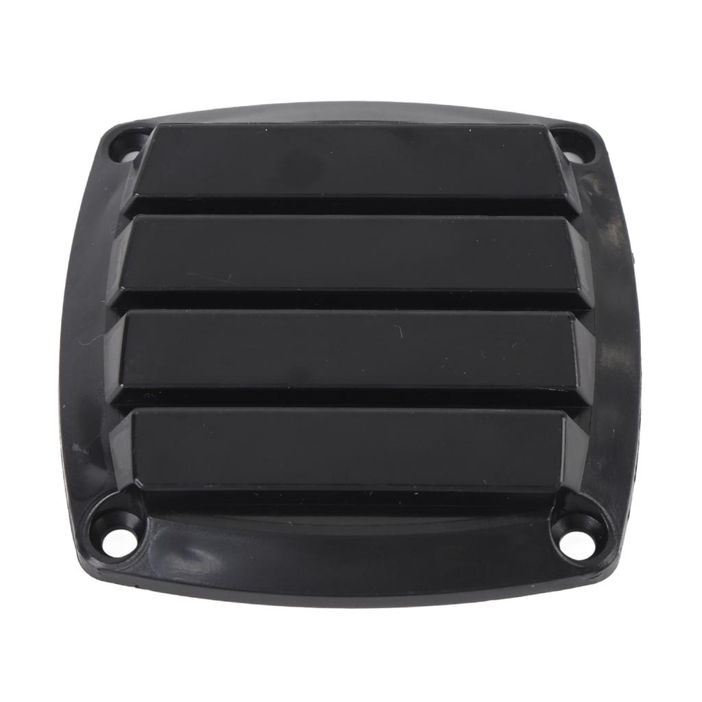 Lüftungsgitter bündig Kunststoff Durchgangsbelüftung 3 Zoll Bootslüfter Einfache Installation Optimaler Luftstrom für Boot Wohnmobil Schwarz