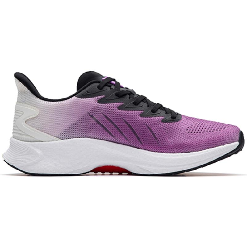 Anta MACH 2.0 Cushioned Anti-Slip Wear-Resistant Breathable Lightweight Low-Top Running Shoes Men's Purple Black White Sneakers 112235583-2