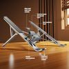 Portable Foldable Laptop Stand With 7 Adjustable Height For 17.3Inch Notebook Enhances Cooling And Ergonomic