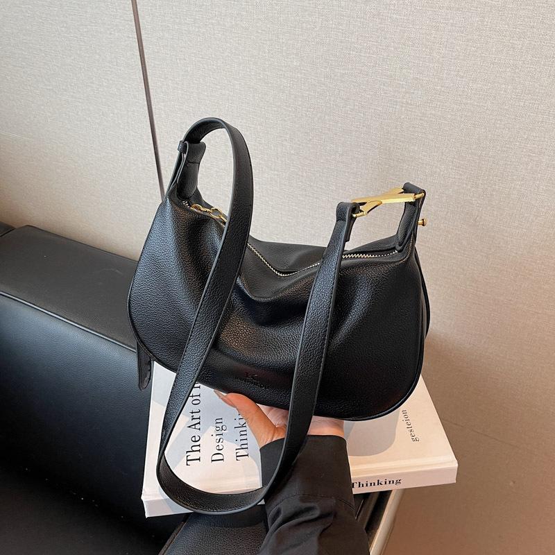 

Сумка кроссбоди новый тренд лето одно плечо ниша одно плечо подмышечная женская сумка большая вместимость сумка-пельмень чёрный