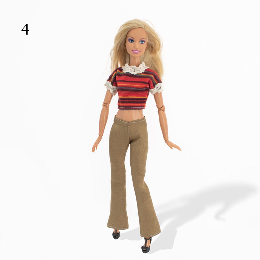 Multi-styles 11.5" Doll Coats Jeans 1/6 BJD Dolls Leather Pants Shorts Dolls Trousers Casual Wears Kids Toys Clothes Accessories