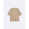 GU by Uniqlo Washable Knit Striped Tee  5 Minute Sleeve 
