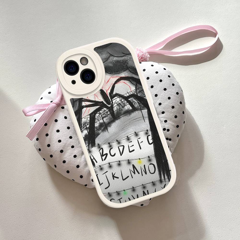 Hot S-Stranger T-Things Leather Phone Case For IPhone 15 14 13 Pro Max 12 11 16 Plus Phone Cover