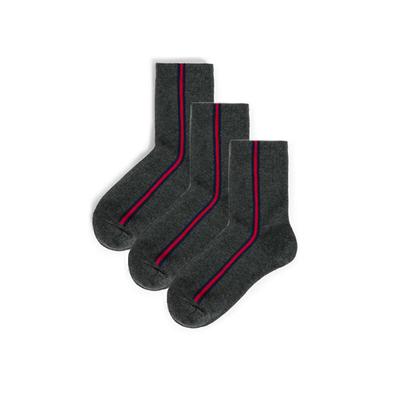 Unisex Socks UNI-156 Navy 3-Pair Set