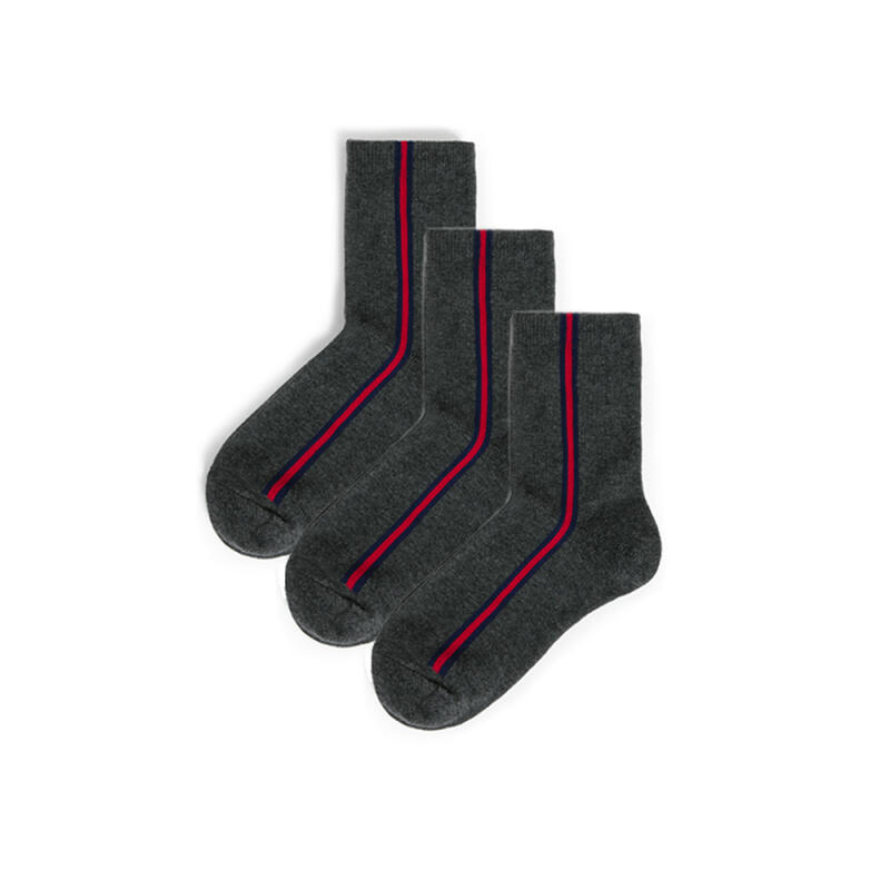 Unisex Socks UNI-156 Navy 3-Pair Set Unisex (235~275mm)