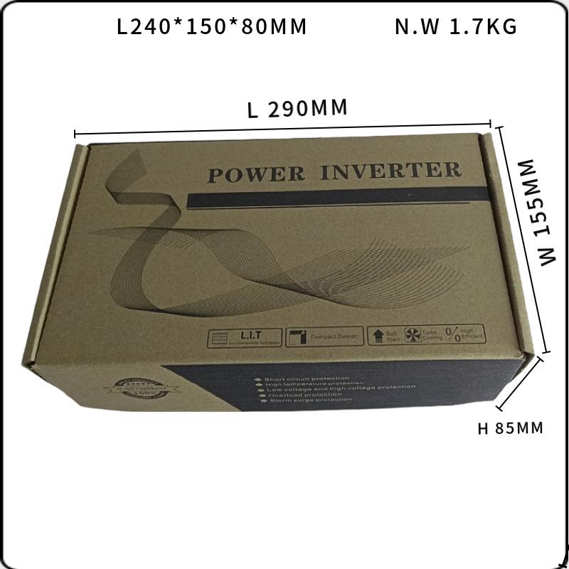 High-Power Multi-Function Vehicle Inverter: Converts 12V/24V/48V/60V/72V To 220V for Trucks & Street Vending