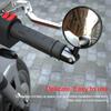 2pcs 1Pair Motorcycle Rearview Handle Bar End Mirrors Moto Accessories 16mm Universal Motorbike Handlebar Round 7/8" Handle Bar